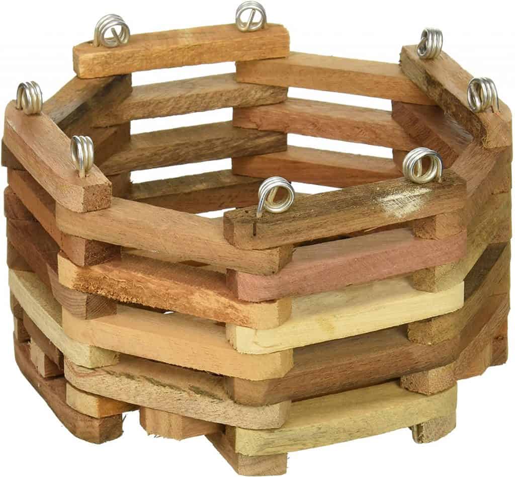 Sub Bulb Octagon Cedar Basket